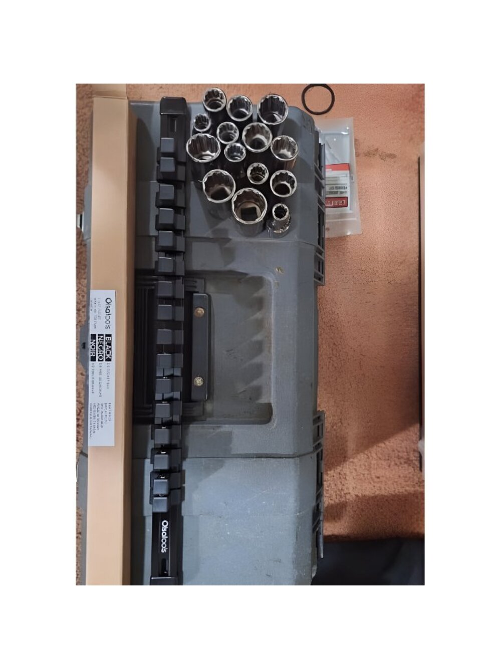 Tools Socket Organizer (1/2-Inch Drive, Black) - Socket Organizers for Mechanics
